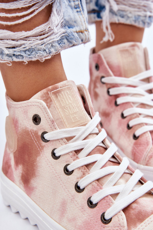 Vrijetijdsschoenen Big Star LL274048 beige-roze