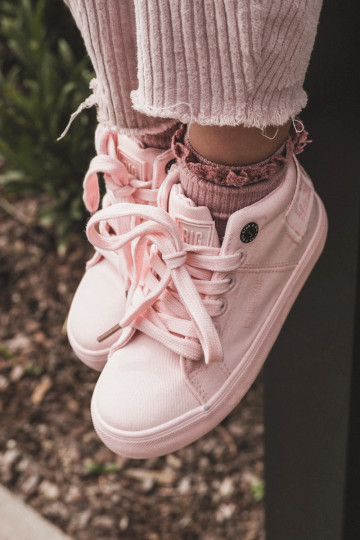 Klassiek model vrijetijdsschoenen voor kinderen met laars Big Star LL374003 roze kleur 2