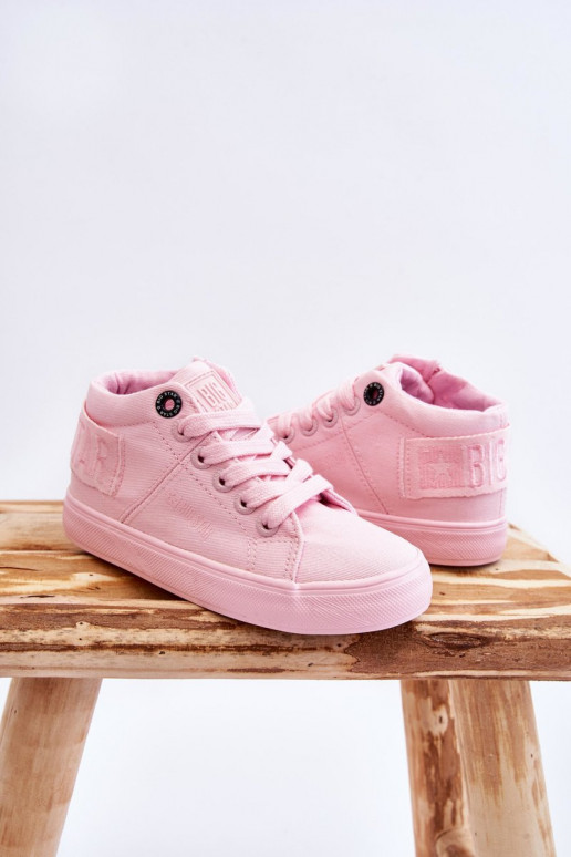 Klassiek model vrijetijdsschoenen voor kinderen met laars Big Star LL374003 roze kleur Klassiek model vrijetijdsschoenen voor kinderen met laars Big Star LL374003 roze kleur