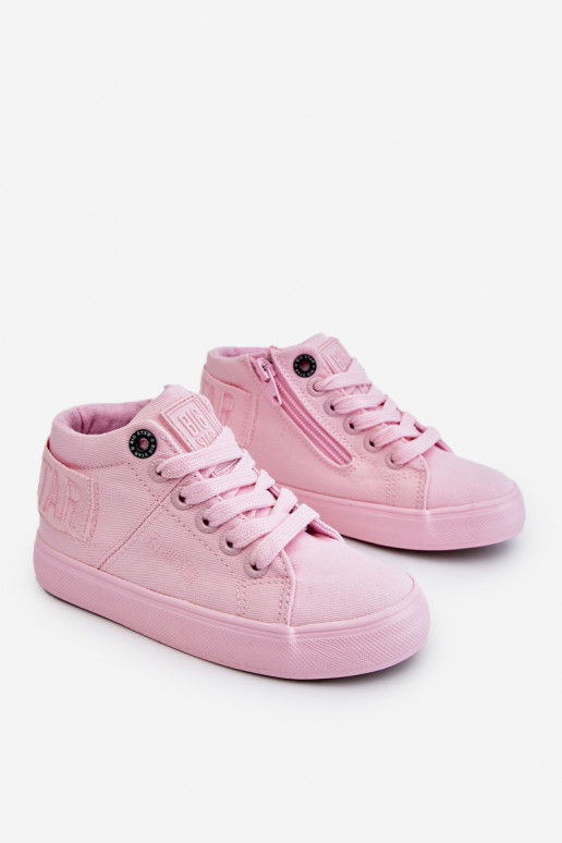 Klassiek model vrijetijdsschoenen voor kinderen met laars Big Star LL374003 roze kleur Klassiek model vrijetijdsschoenen voor kinderen met laars Big Star LL374003 roze kleur