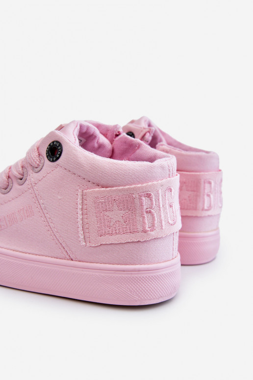 Klassiek model vrijetijdsschoenen voor kinderen met laars Big Star LL374003 roze kleur Klassiek model vrijetijdsschoenen voor kinderen met laars Big Star LL374003 roze kleur