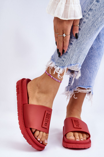Pantoffels Big Star LL274430 rood 2