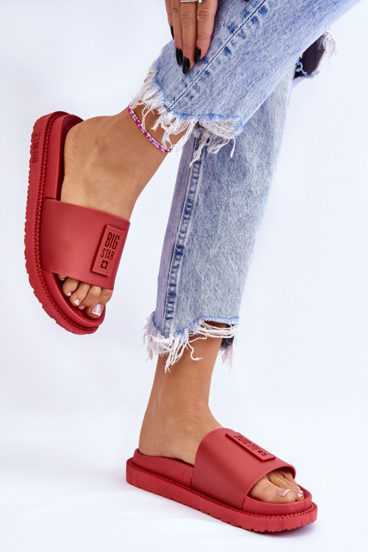 Pantoffels Big Star LL274430 rood Pantoffels Big Star LL274430 rood