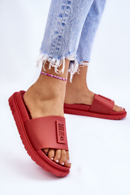 Pantoffels Big Star LL274430 rood Pantoffels Big Star LL274430 rood