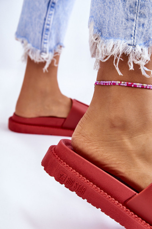 Pantoffels Big Star LL274430 rood Pantoffels Big Star LL274430 rood