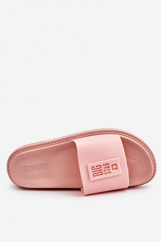 Pantoffels Big Star LL274425 Lichtroze tint