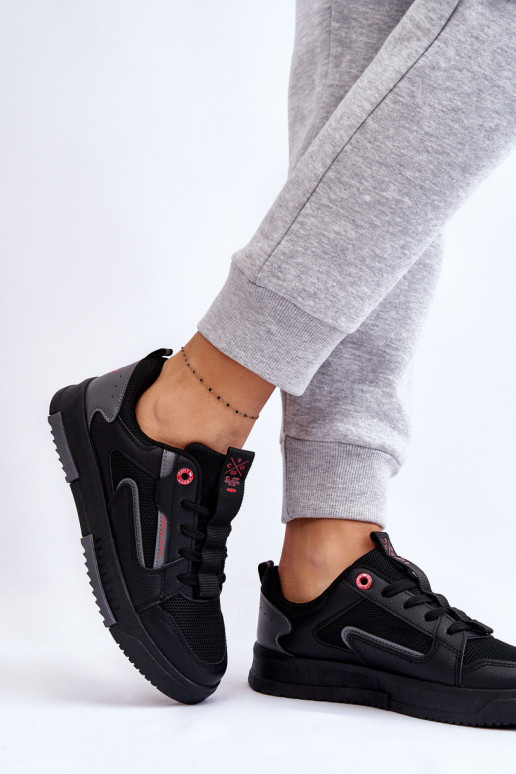 Sneakers model schoenen Cross Jeans LL2R4012C zwarte kleur Sneakers model schoenen Cross Jeans LL2R4012C zwarte kleur