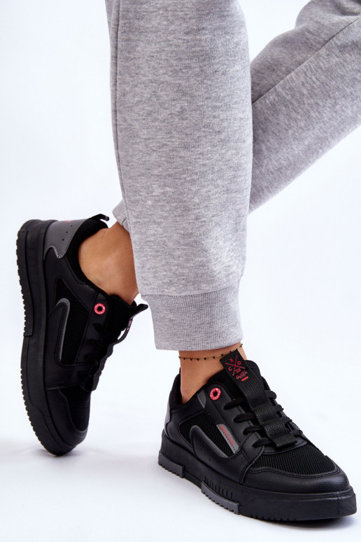 Sneakers model schoenen Cross Jeans LL2R4012C zwarte kleur Sneakers model schoenen Cross Jeans LL2R4012C zwarte kleur
