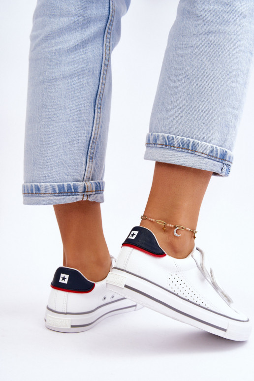 Sneakers met zelfklevende sluitingen Big Star LL274A207 witte kleur Sneakers met zelfklevende sluitingen Big Star LL274A207 witte kleur