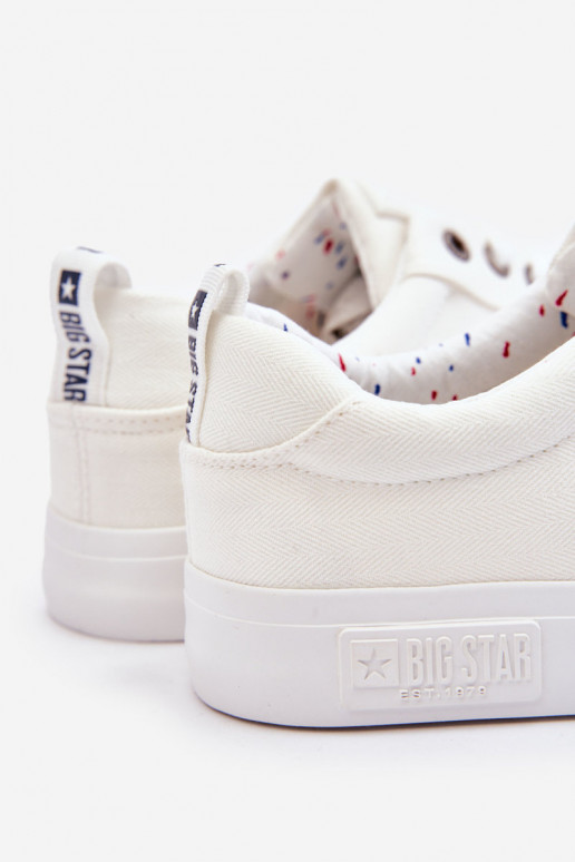 vrijetijdsschoenen Big Star KK174001 witte kleur vrijetijdsschoenen Big Star KK174001 witte kleur