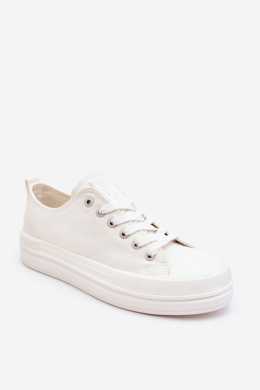 met veters Sneakers Big Star LL274968 witte kleur