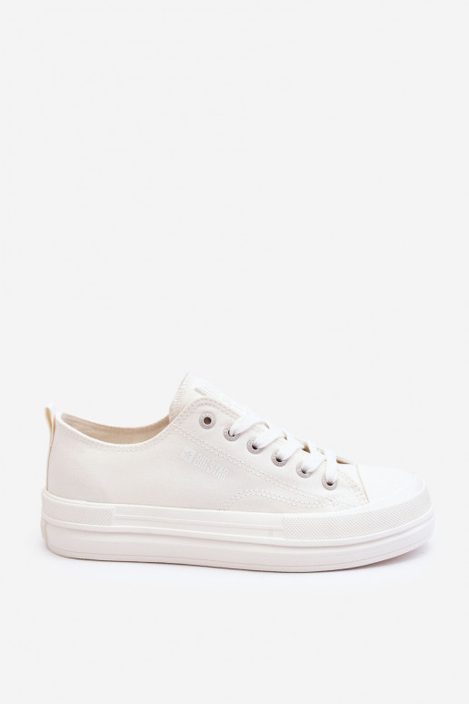 met veters Sneakers Big Star LL274968 witte kleur