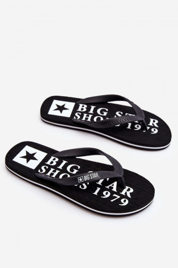 Lichte pantoffels Big Star LL174444 zwart 2