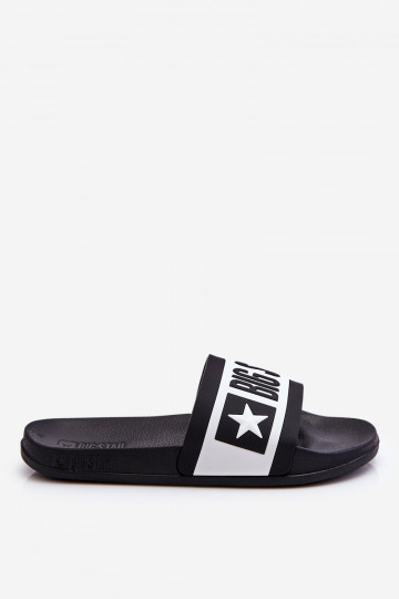 Klassiek model Pantoffels Big Star LL274739 zwart