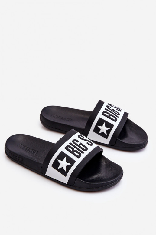 Klassiek model Pantoffels Big Star LL274739 zwart Klassiek model Pantoffels Big Star LL274739 zwart