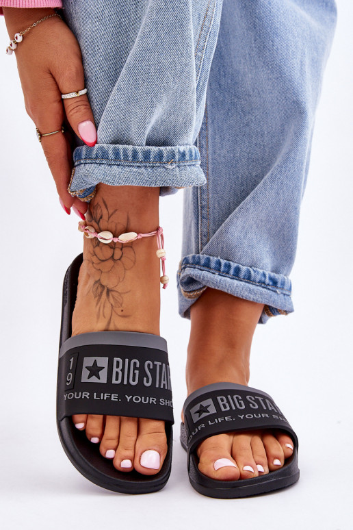 Lichte pantoffels Big Star LL274732 zwart