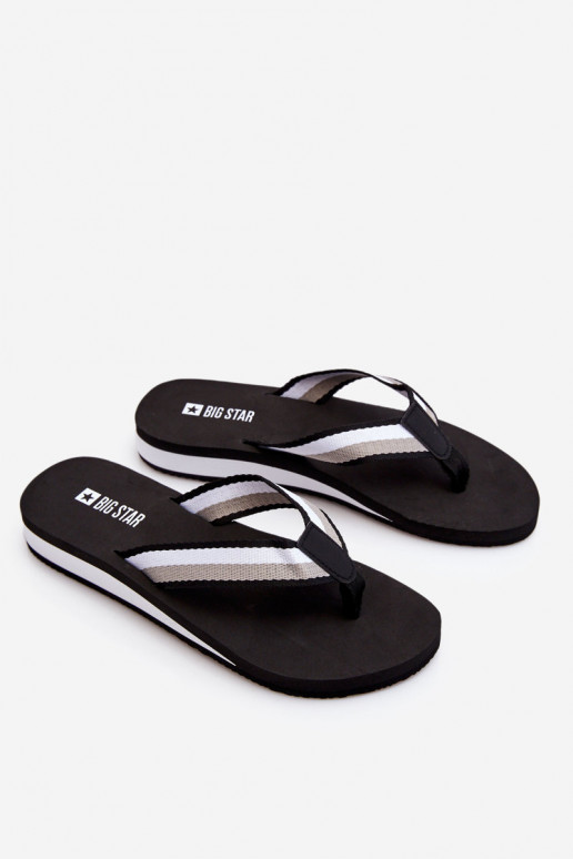 Slippers met platform Big Star LL274781 zwarte kleur Slippers met platform Big Star LL274781 zwarte kleur