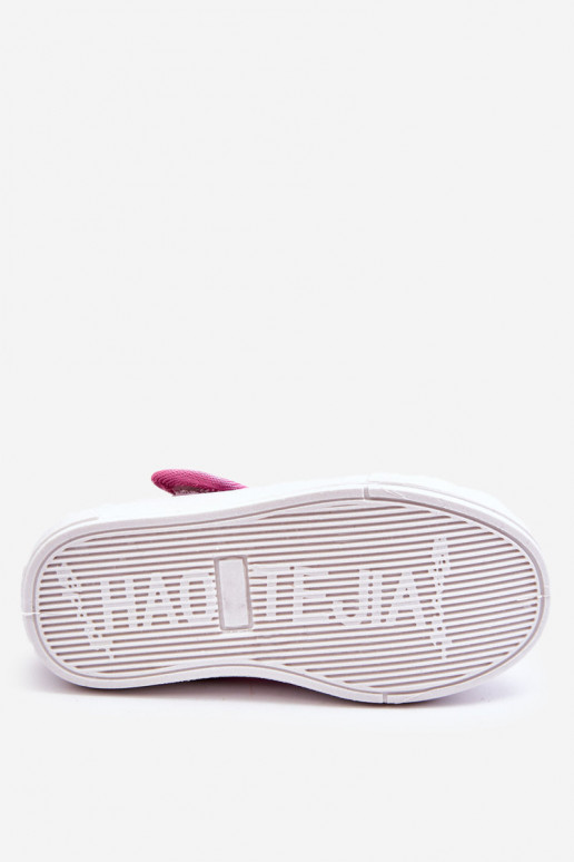 Kinderballerina's met bloemmotieven in blauw-roze kleur Noah Kinderballerina's met bloemmotieven in blauw-roze kleur Noah