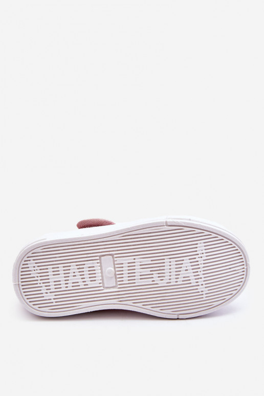 Kinderballerina's met zelfklevende sluitingen in de roze kleur Selah Kinderballerina's met zelfklevende sluitingen in de roze kleur Selah