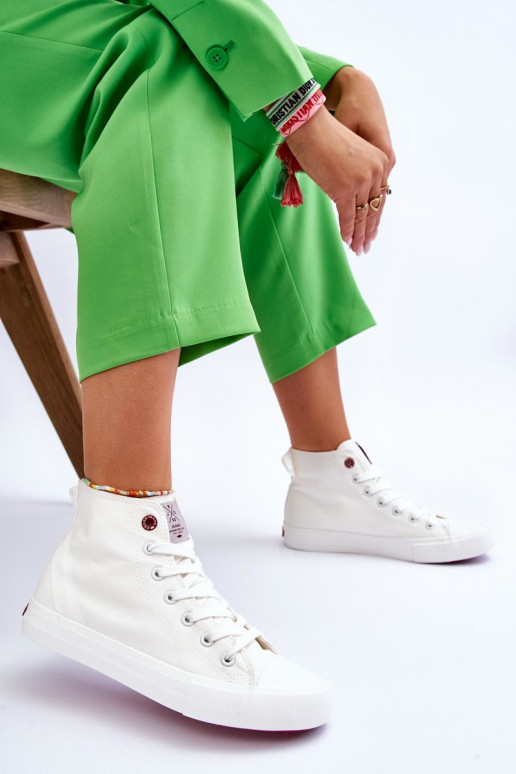 Cross Jeans LL2R4086C witte kleur vrijetijdsschoenen met een klassiek model Cross Jeans LL2R4086C witte kleur vrijetijdsschoenen met een klassiek model