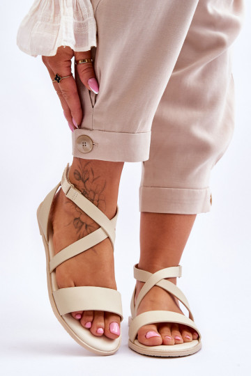 Damessandalen Big Star LL274A161 beige