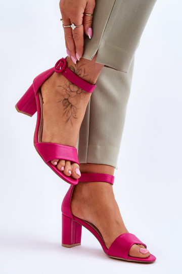 Roze Lexi-damessandalen met hoge hak 2