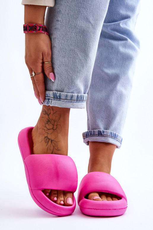 Lichte pantoffels met een vergulde zool in roze Milton Lichte pantoffels met een vergulde zool in roze Milton