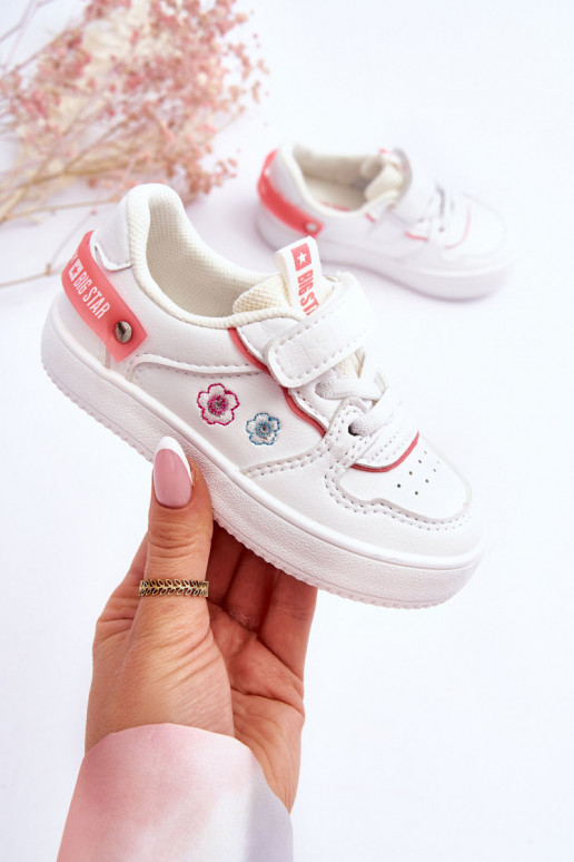 Kindersportschoenen Big Star JJ374082 witte kleur Kindersportschoenen Big Star JJ374082 witte kleur