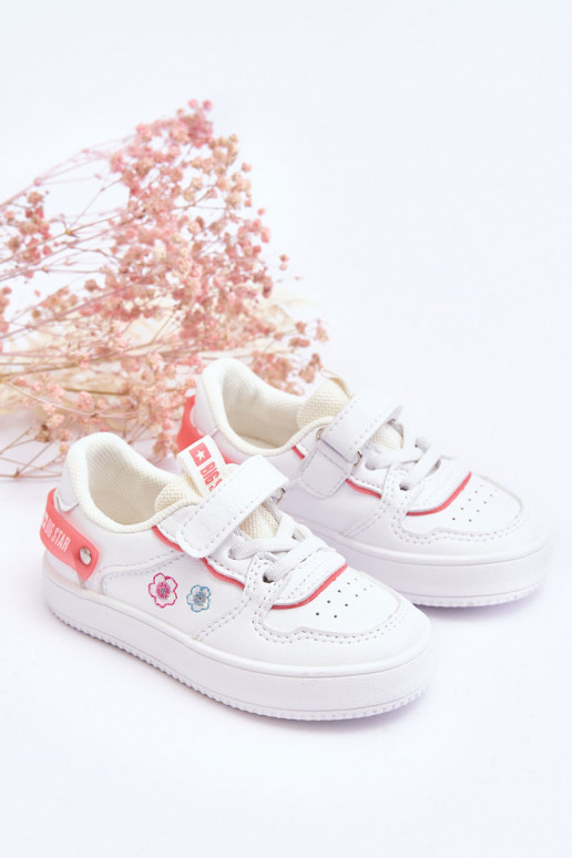 Kindersportschoenen Big Star JJ374082 witte kleur Kindersportschoenen Big Star JJ374082 witte kleur
