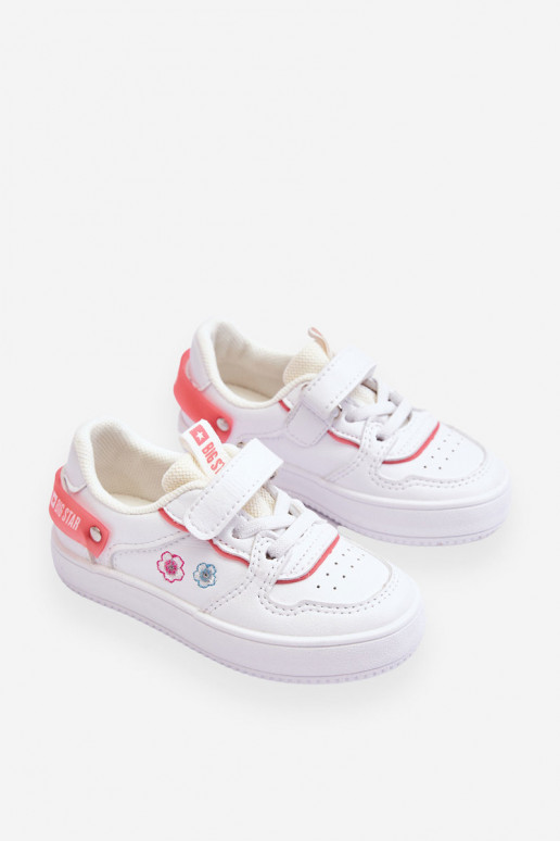 Kindersportschoenen Big Star JJ374082 witte kleur Kindersportschoenen Big Star JJ374082 witte kleur