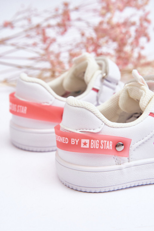Kindersportschoenen Big Star JJ374082 witte kleur Kindersportschoenen Big Star JJ374082 witte kleur