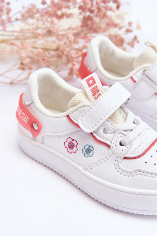 Kindersportschoenen Big Star JJ374082 witte kleur Kindersportschoenen Big Star JJ374082 witte kleur