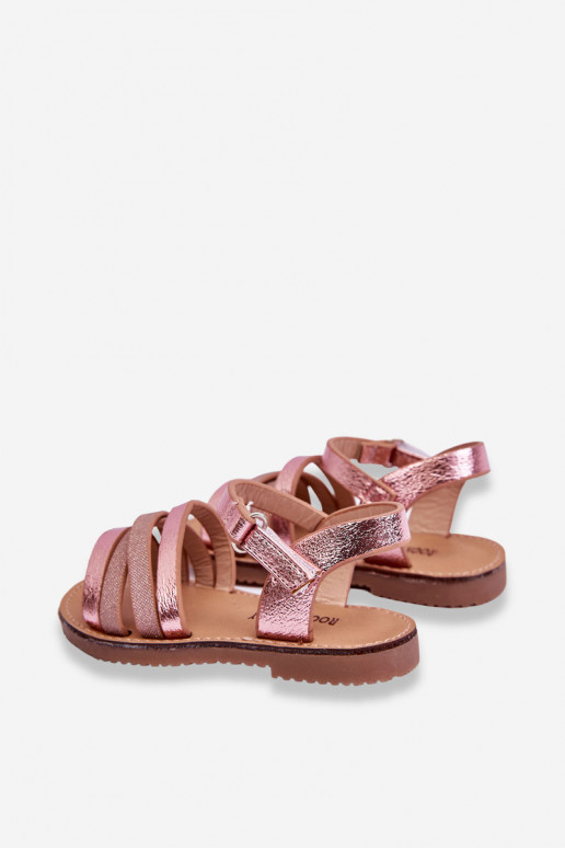 Sandalen voor kinderen met bandjes in roze kleur Isla Sandalen voor kinderen met bandjes in roze kleur Isla