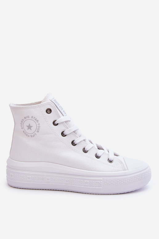 vrijetijdsschoenen met zool Big Star LL274A183 witte kleur vrijetijdsschoenen met zool Big Star LL274A183 witte kleur