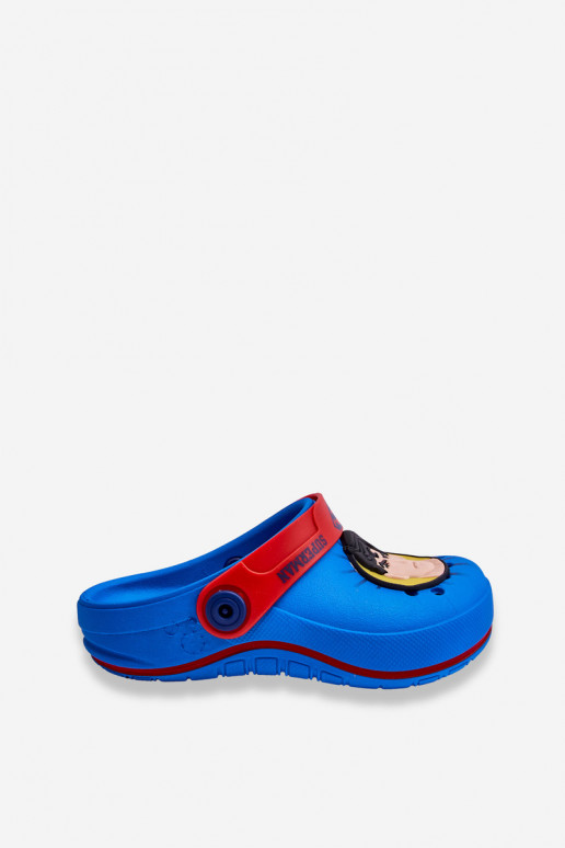 Kinderpantoffels in krokodillenstijl Superman Grendene Kids JJ385004 blauw
