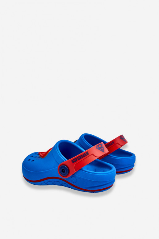 Kinderpantoffels in krokodillenstijl Superman Grendene Kids JJ385004 blauw