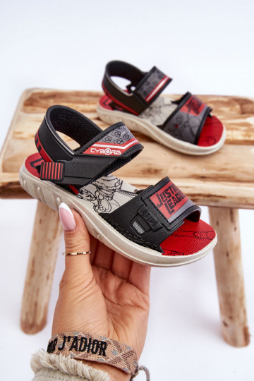 Kindersandalen Grendene Kids JJ385011 Zwart en rood