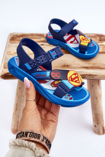 Kindersandalen Superman Grendene Kids JJ385050 blauwe kleur
