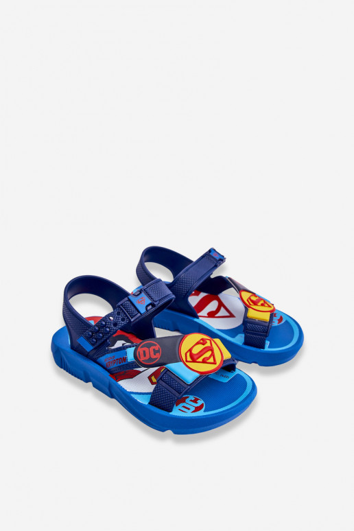 Kindersandalen Superman Grendene Kids JJ385050 blauwe kleur Kindersandalen Superman Grendene Kids JJ385050 blauwe kleur