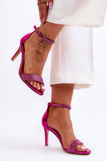 Schoenen met dunne hak in roze kleur Perfecto 2