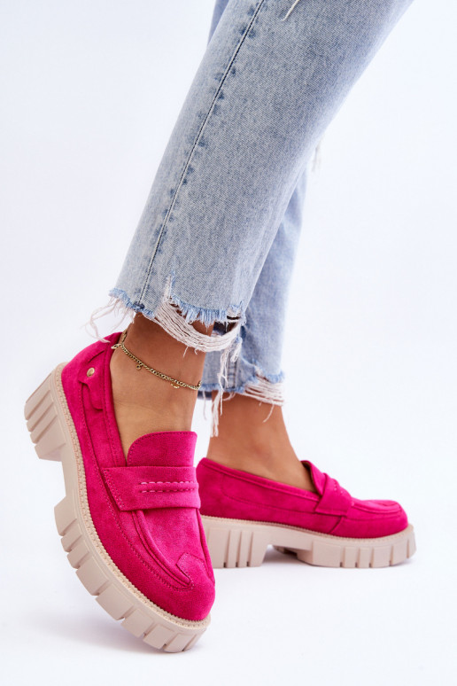 Dames suède enkellaarsjes in de roze kleur Fiorell Dames suède enkellaarsjes in de roze kleur Fiorell