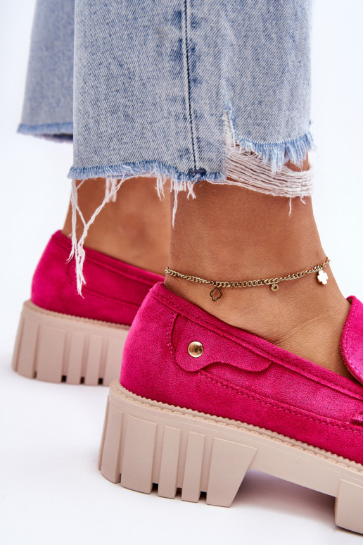 Dames suède enkellaarsjes in de roze kleur Fiorell Dames suède enkellaarsjes in de roze kleur Fiorell