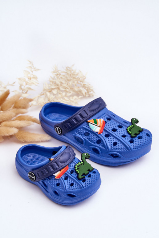 Lichte kinderpantoffels Pantoffels in de kleur blauw Sweets