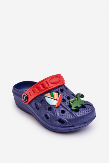 Lichte kinderpantoffels Pantoffels in de kleur donkerblauw Sweets
