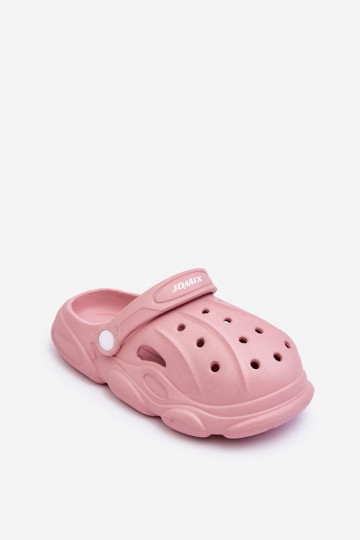 Kinderslippers Crocs roze Cloudy