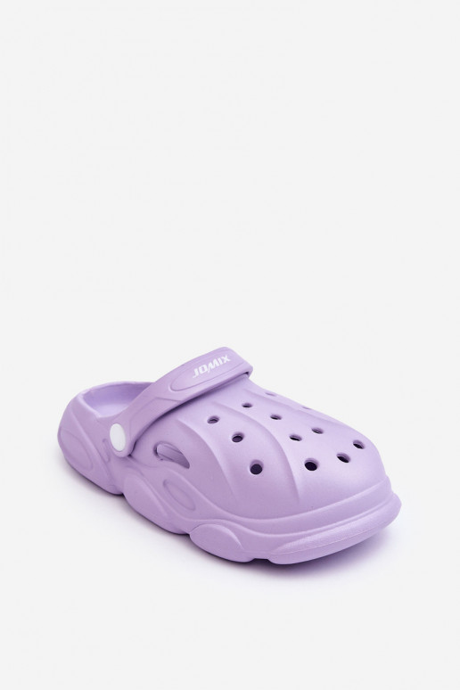 Kinderpantoffels Crocs Paars Bewolkt