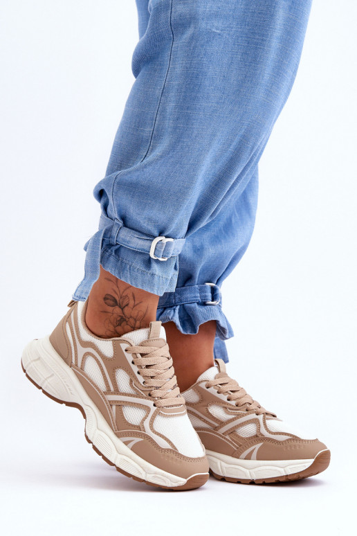 beige Contiro sportschoenen beige Contiro sportschoenen