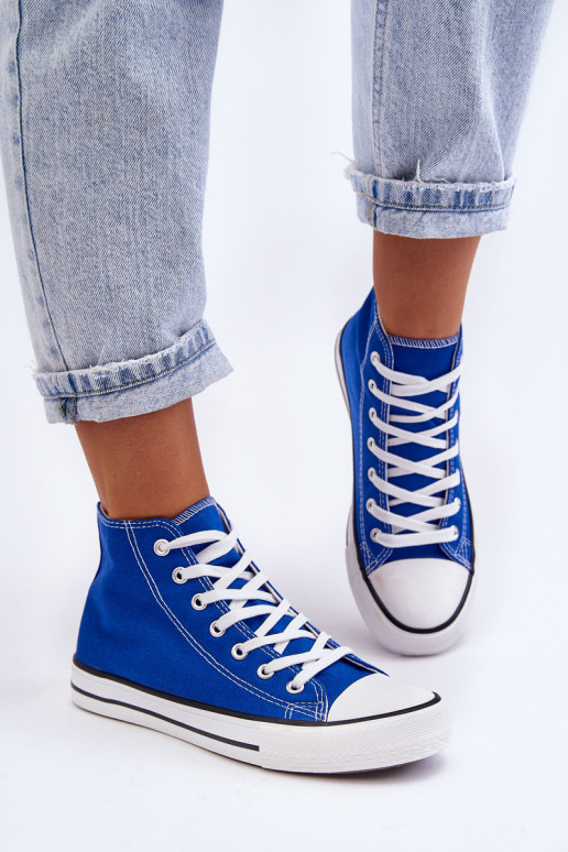 Klassiek model sneakers in de blauwe kleur Remos Klassiek model sneakers in de blauwe kleur Remos