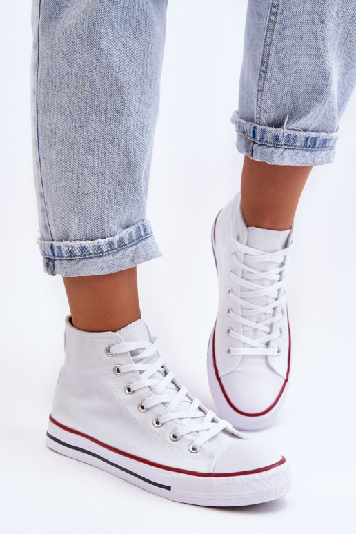 Klassiek model sneakers in witte kleur Remos
