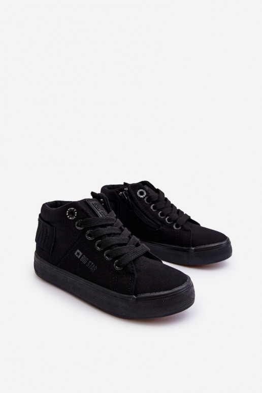 Klassiek kindervrijetijdsmodel voor kinderen met een zool Big Star LL374001 zwarte kleur Klassiek kindervrijetijdsmodel voor kinderen met een zool Big Star LL374001 zwarte kleur